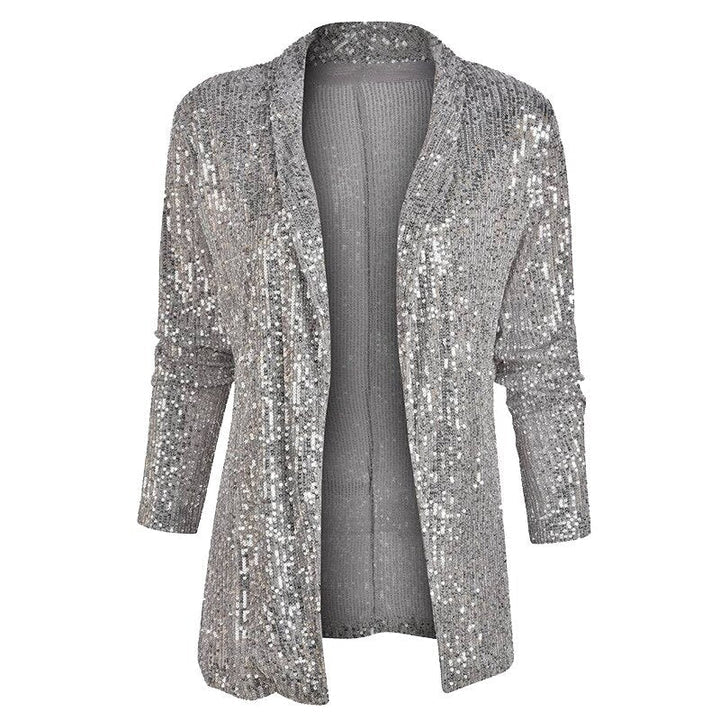 Beatrix – Blazer Vest | Sequin accents, sleeveless tailored look