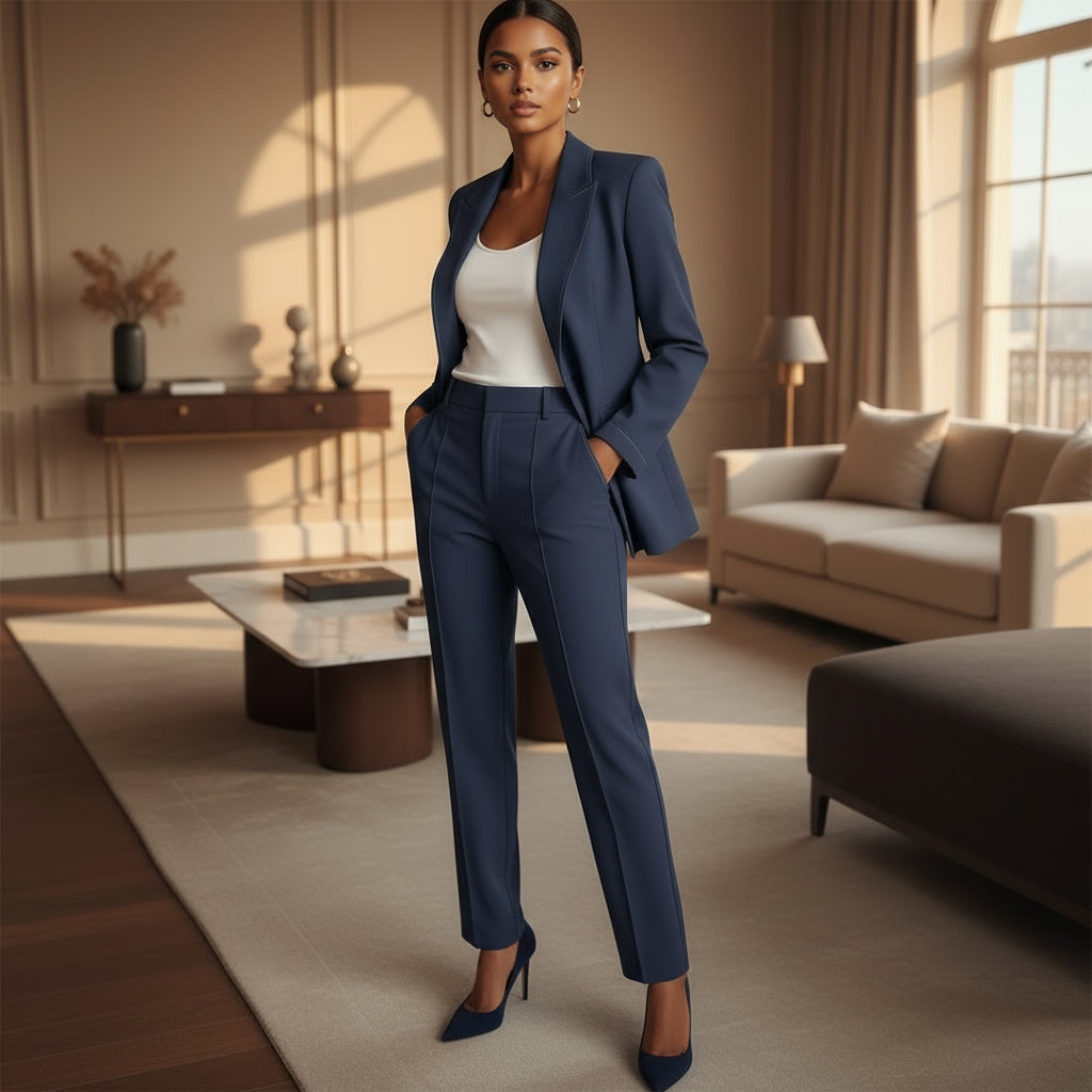 Marwelyn – Women’s Blazer and Trouser Set | Tailored fit, elegant cut