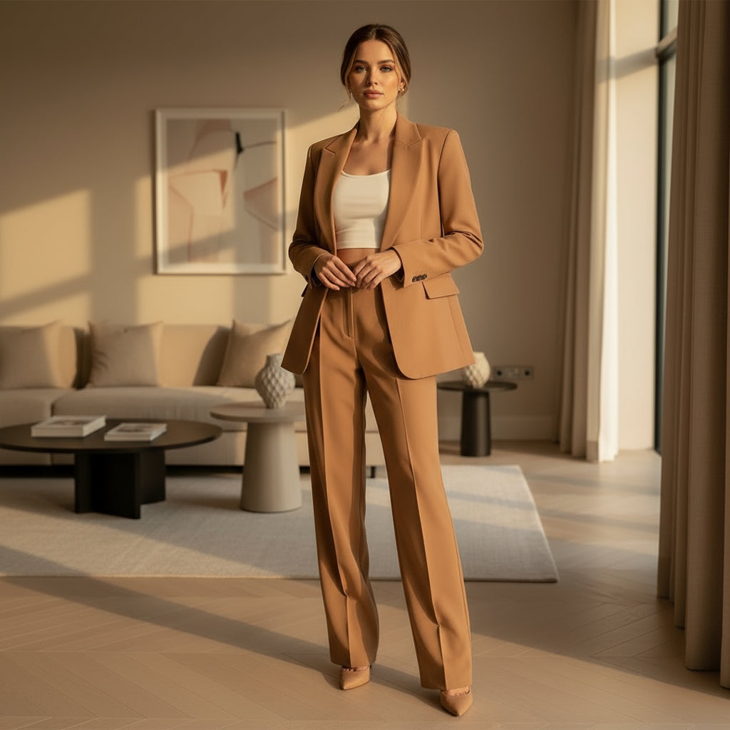 Marwelyn – Women’s Blazer and Trouser Set | Tailored fit, elegant cut